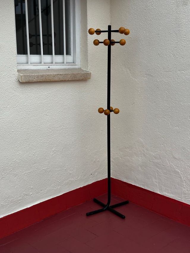 Perchero atómico vintage años 80