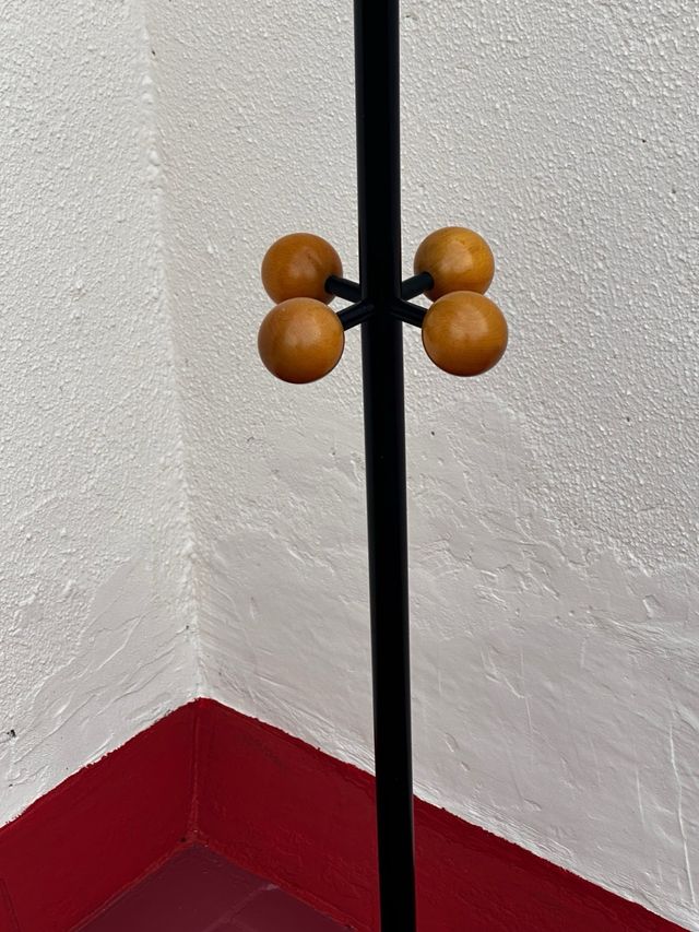 Perchero atómico vintage años 80