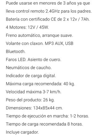 Coche eléctrico GMC 4x4 niños