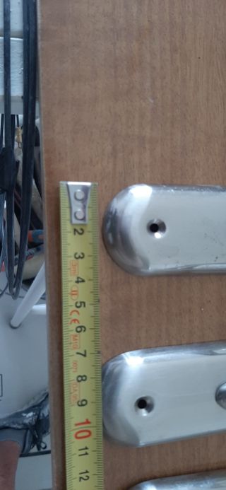 8 Tiradores puerta cromo. Manijas