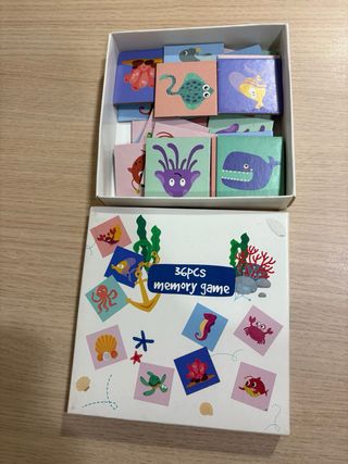 Juego de memoria 36 piezas