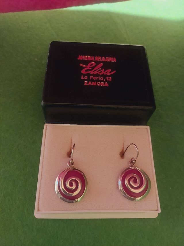 Pendientes Elisa plata primera ley  de diseño