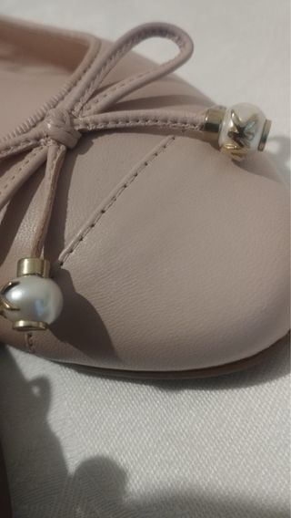 Bailarinas Michael Kors beige