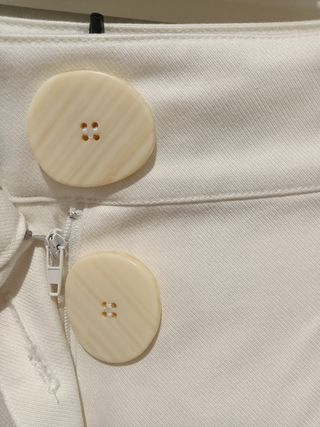 Pantalones blancos mujer