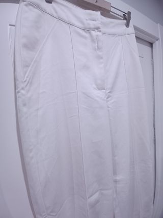 Pantalones blancos mujer