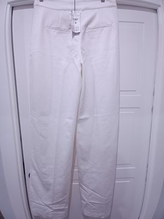 Pantalones blancos mujer