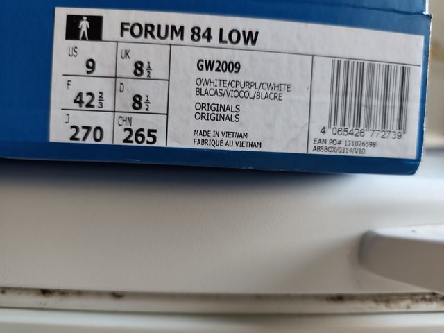 Scarpe da uomo Adidas - Bianche e Viola