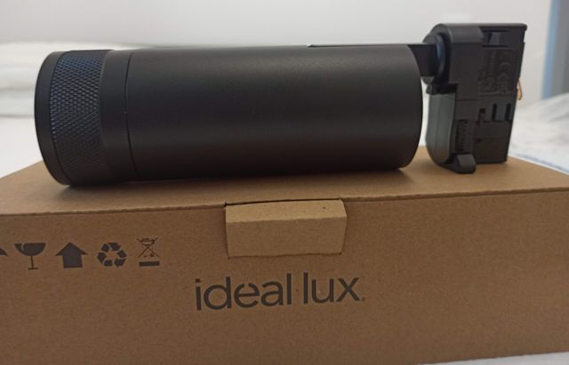 Faretto binario IDEAL LUX EOS 15W nero