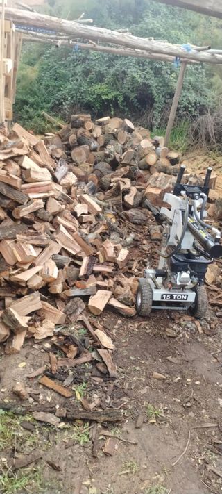 Leña de olivo y almendro