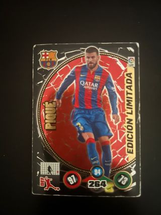 Cromo Piqué Adrenalyn XL 2014-15- Edicion Limitada