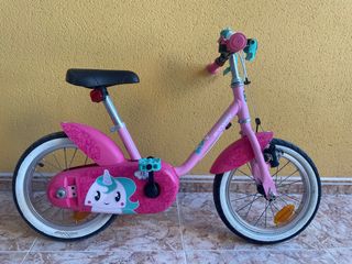 Bicicleta niña 14" Unicornio