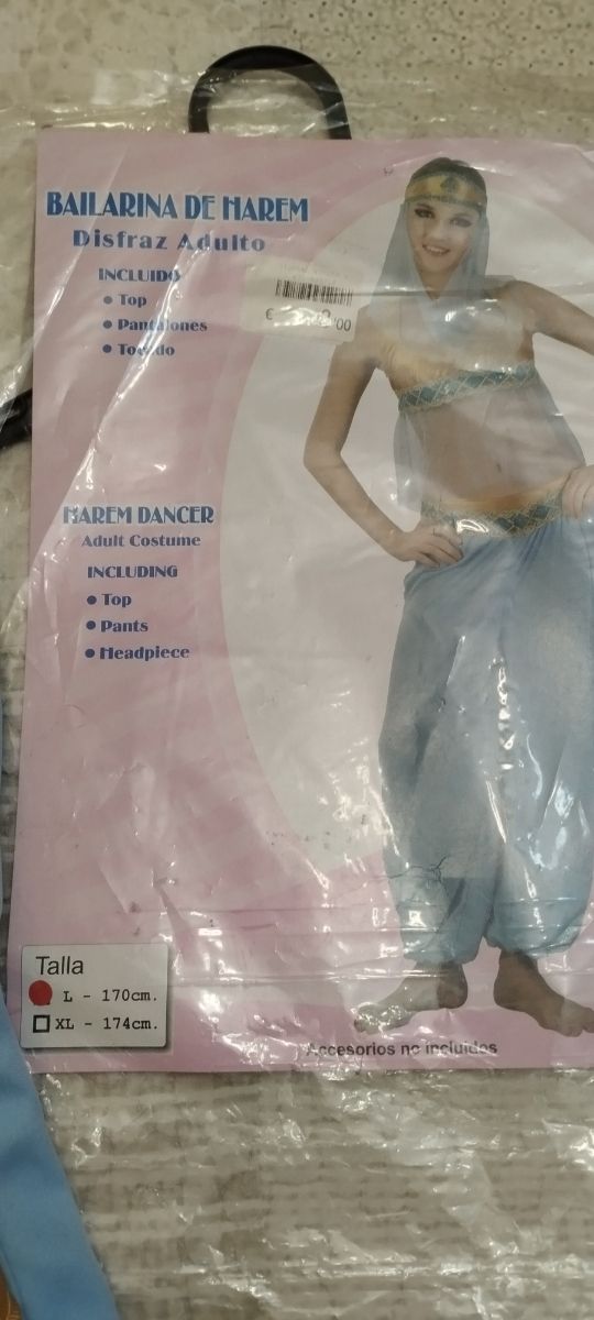 Disfraz Bailarina Harem - Talla L