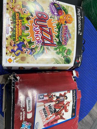 Alfombras de baile PS2 + mandos Buzz