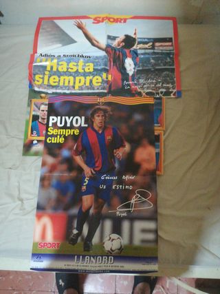 Pósters FC Barcelona: Puyol & Stoichkov