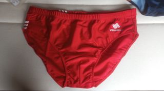 Bañador rojo-blanco Life Guard M