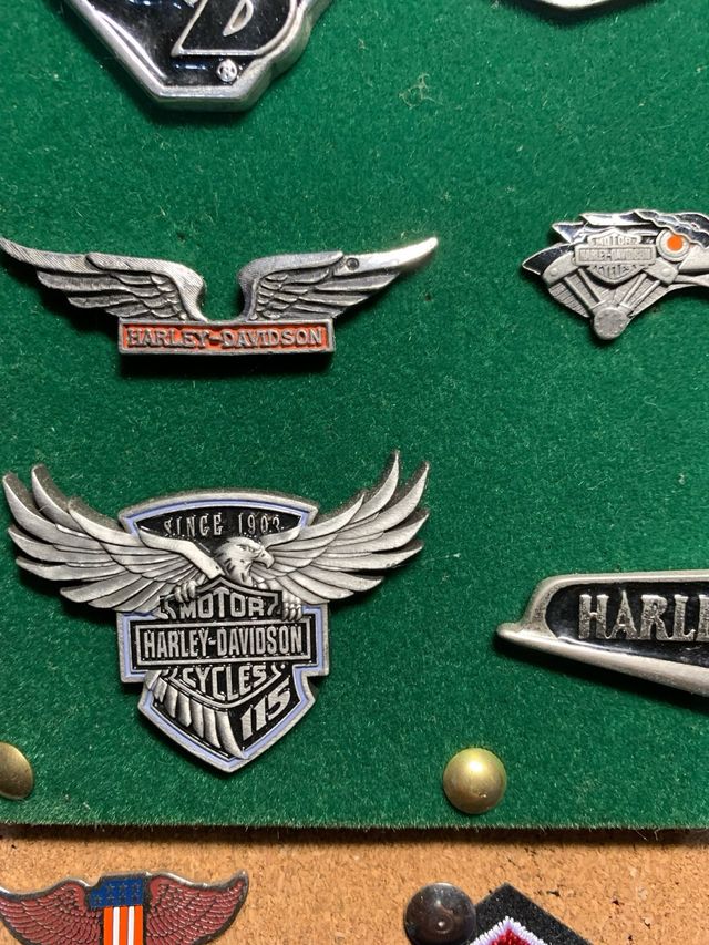 Coleção de alfinetes Harley Davidson