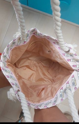 Bolso playa rosa - nuevo