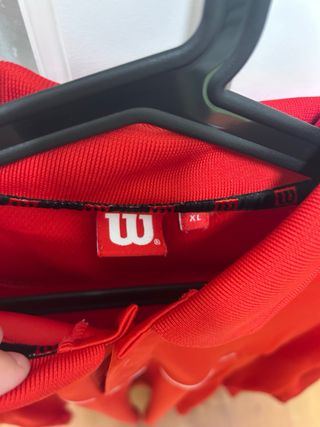 Polo Wilson rojo XL - Manga larga
