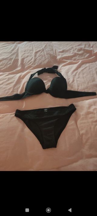 Bikini Emporio Armani negro