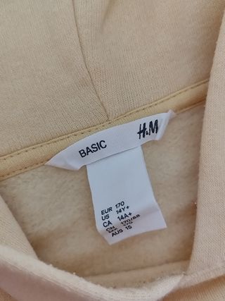 Sudadera amarilla crop capucha