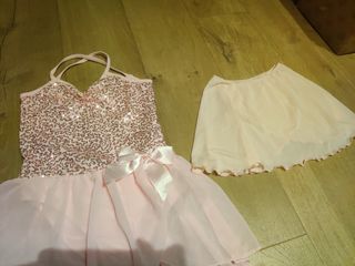 Conjunto ballet niña rosa 