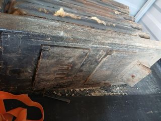 Caldera leña carbón - Negra y roja