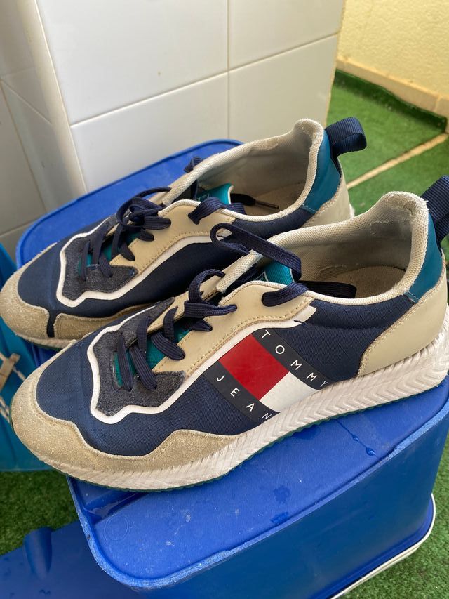 Zapatillas Tommy Jeans - Azul Beige
