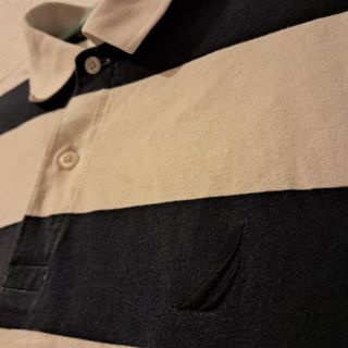 Polo Nautica rayas azul-blanco