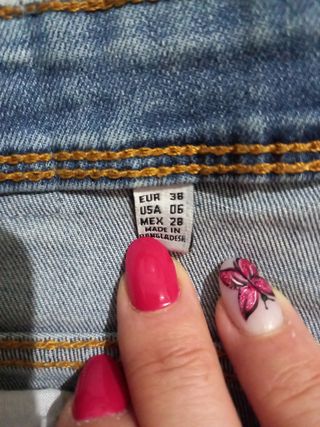 Shorts Zara blue denim