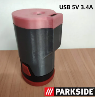 Adaptador x12 parkside usb