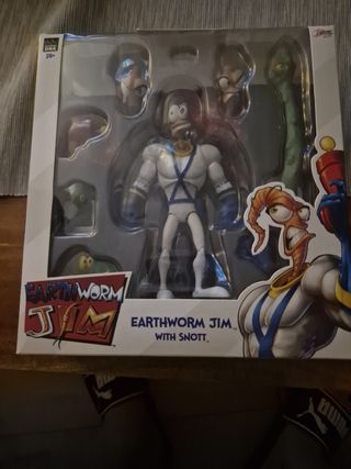 Figura Earthworm Jim con Snott