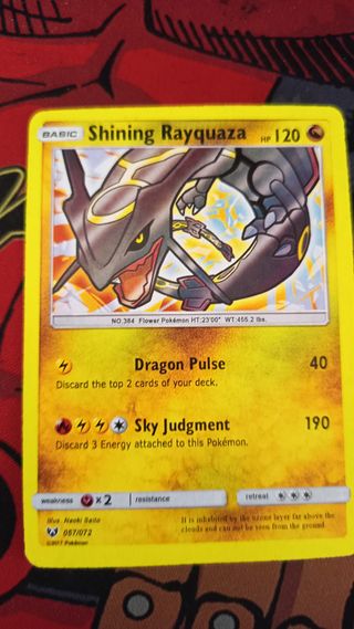 Rayquaza Brillante - Pokémon TCG