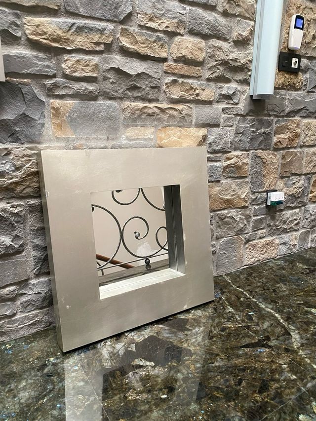 2 Espejos Plata - Marcos Metal