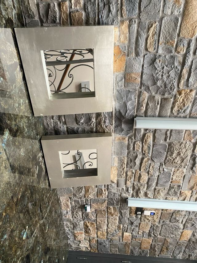 2 Espejos Plata - Marcos Metal