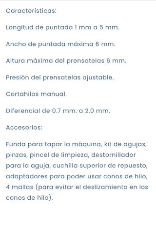 Overlock Sigma 325 - Costura/Remalladora