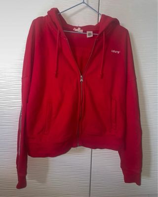 Sudadera Levi's roja con logo