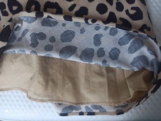 Vestido mini leopardo beige