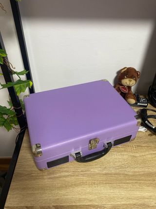 Tocadiscos portátil MUSITREND - morado