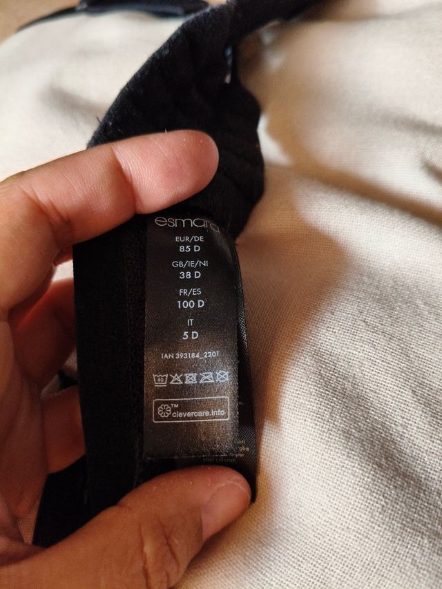 Sujetador lactancia negro