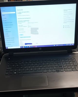 Portátil HP Pavilion 17 - Plata
