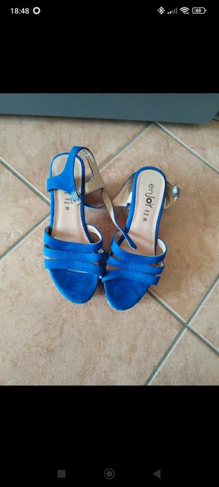 Sandali enJoy blu n.39