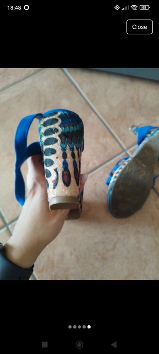 Sandali enJoy blu n.39