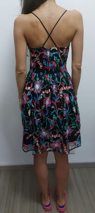 Vestito Only floreale nero