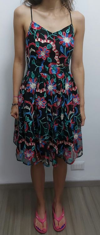 Vestito Only floreale nero