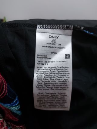 Vestito Only floreale nero