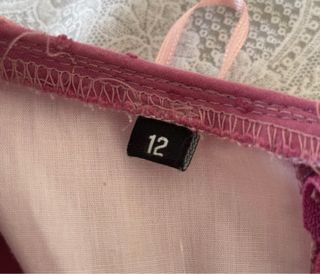 Traje gitana niña rosa talla 12