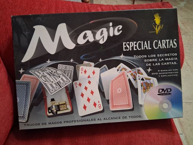 Magia Cartas - 5 Barajas + DVD