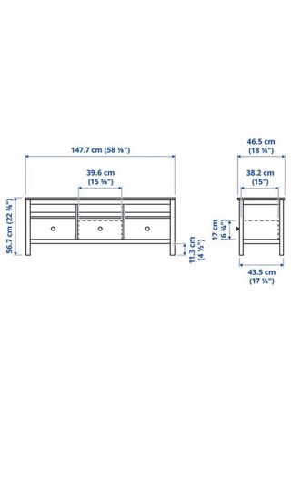 Hemnes - Mueble TV Ikea