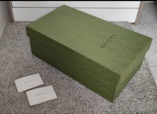Scatola Gucci verde uomo