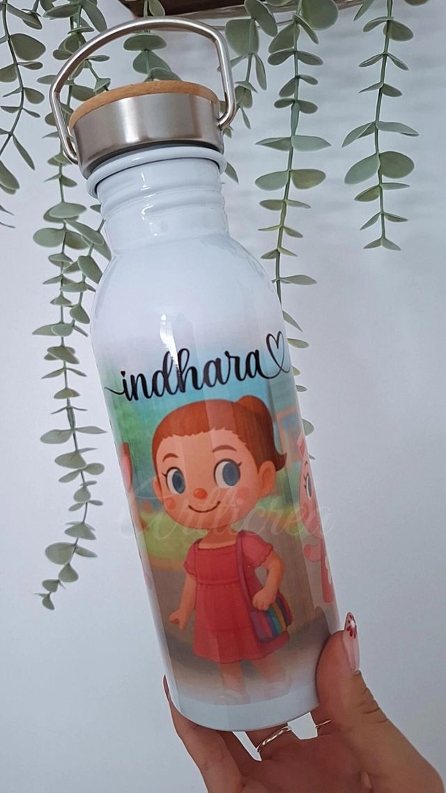 Botella Animal Crossing Personaliza